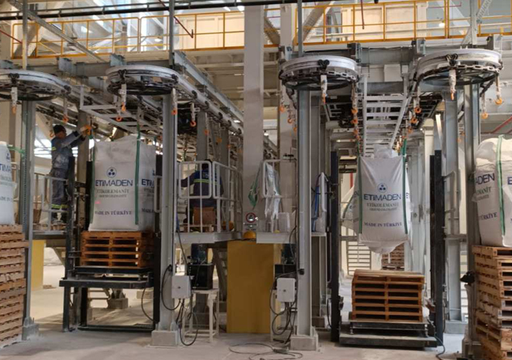 Big-bag filling system.