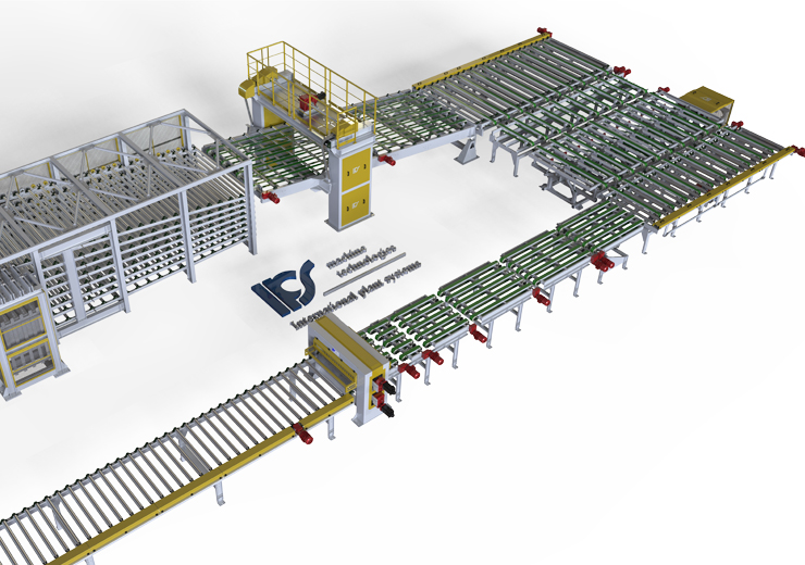 Board cutter - KNIFE. Wet-end transfer units. Tipple. Dryer inlet group.