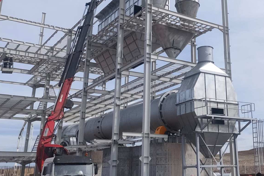 Rotary kiln. Sand dryer.